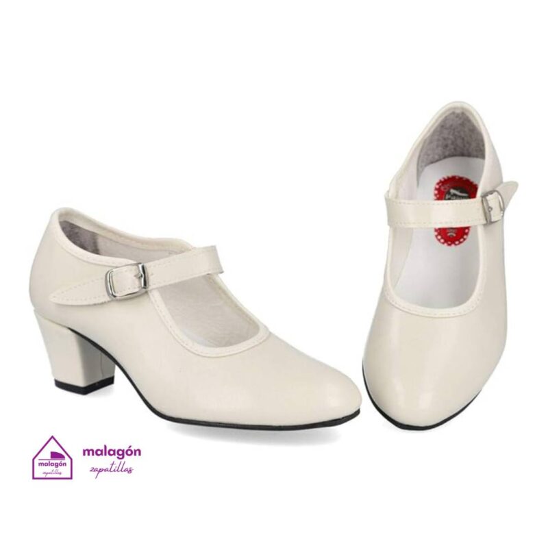 Zapatillas en Córdoba - Calzados Malagón Confort - Zapatos de Baile Flamenca Beige