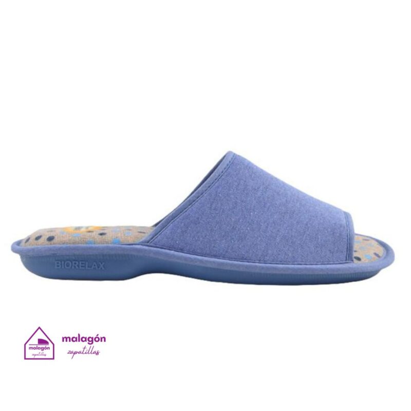 Zapatillas de casa mujer Biorelax Cosdam 4004 Indigo