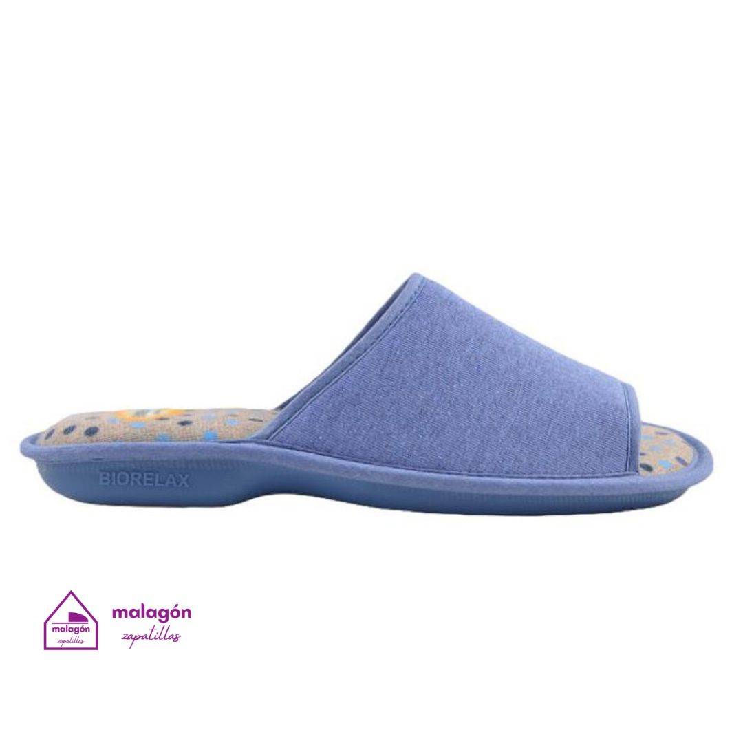 Zapatillas de casa mujer Biorelax Cosdam 4004 Indigo Zapatillas de casa mujer Biorelax Cosdam 4004 Indigo