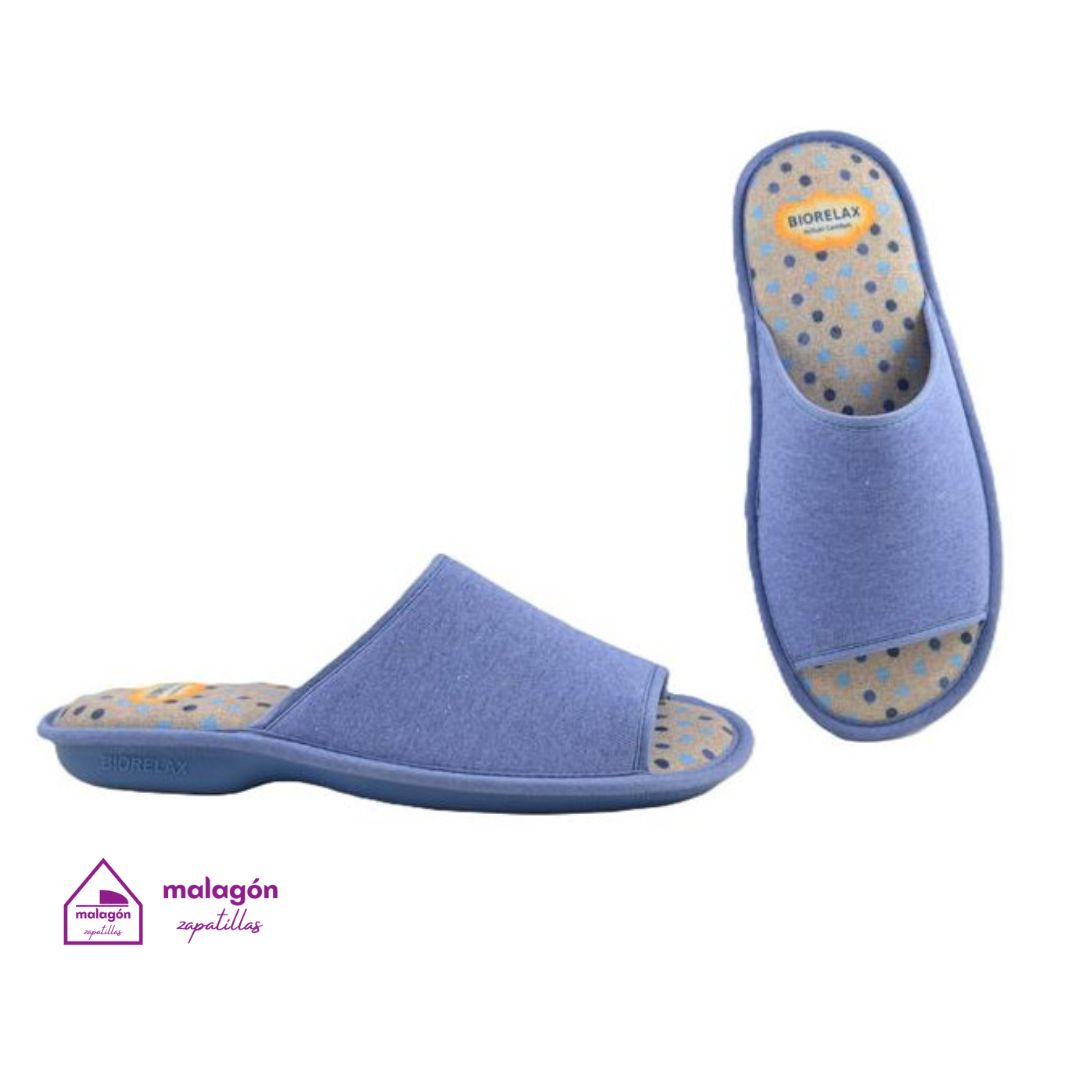 Zapatillas de casa mujer Biorelax Cosdam 4004 Indigo Zapatillas de casa mujer Biorelax Cosdam 4004 Indigo