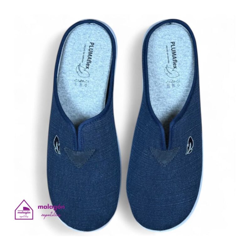 Zapatillas de casa caballero Plumaflex Roal 12358 marino