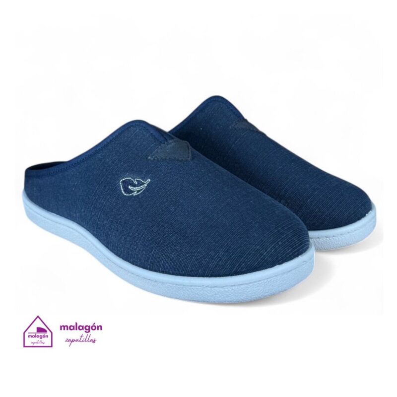 Zapatillas de casa caballero Plumaflex Roal 12358 marino