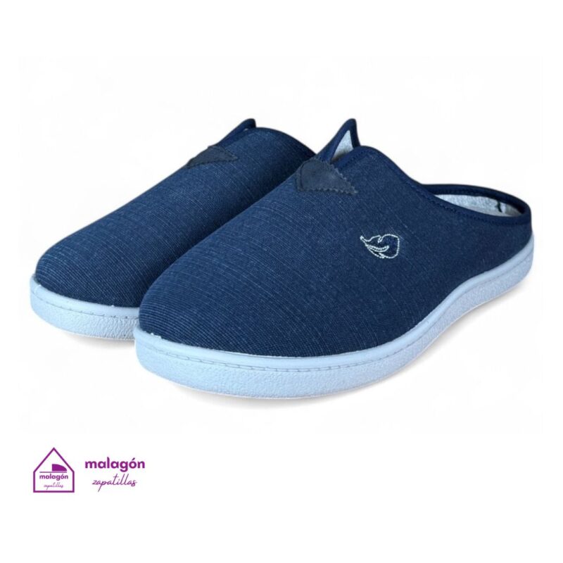 Zapatillas de casa caballero Plumaflex Roal 12358 marino