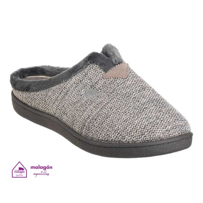 Zapatillas de casa caballero Plumaflex Roal 12017 Gris