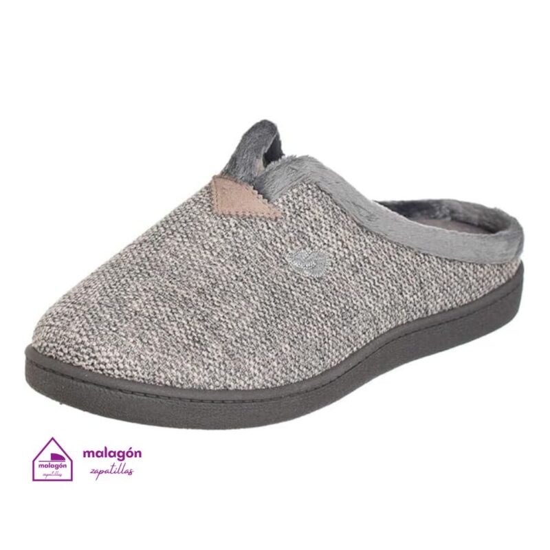 Zapatillas de casa caballero Plumaflex Roal 12017 Gris