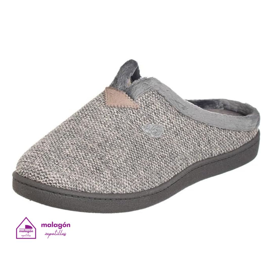 Zapatillas de casa caballero Plumaflex Roal 12017 Gris Zapatillas de casa caballero Plumaflex Roal 12017 Gris