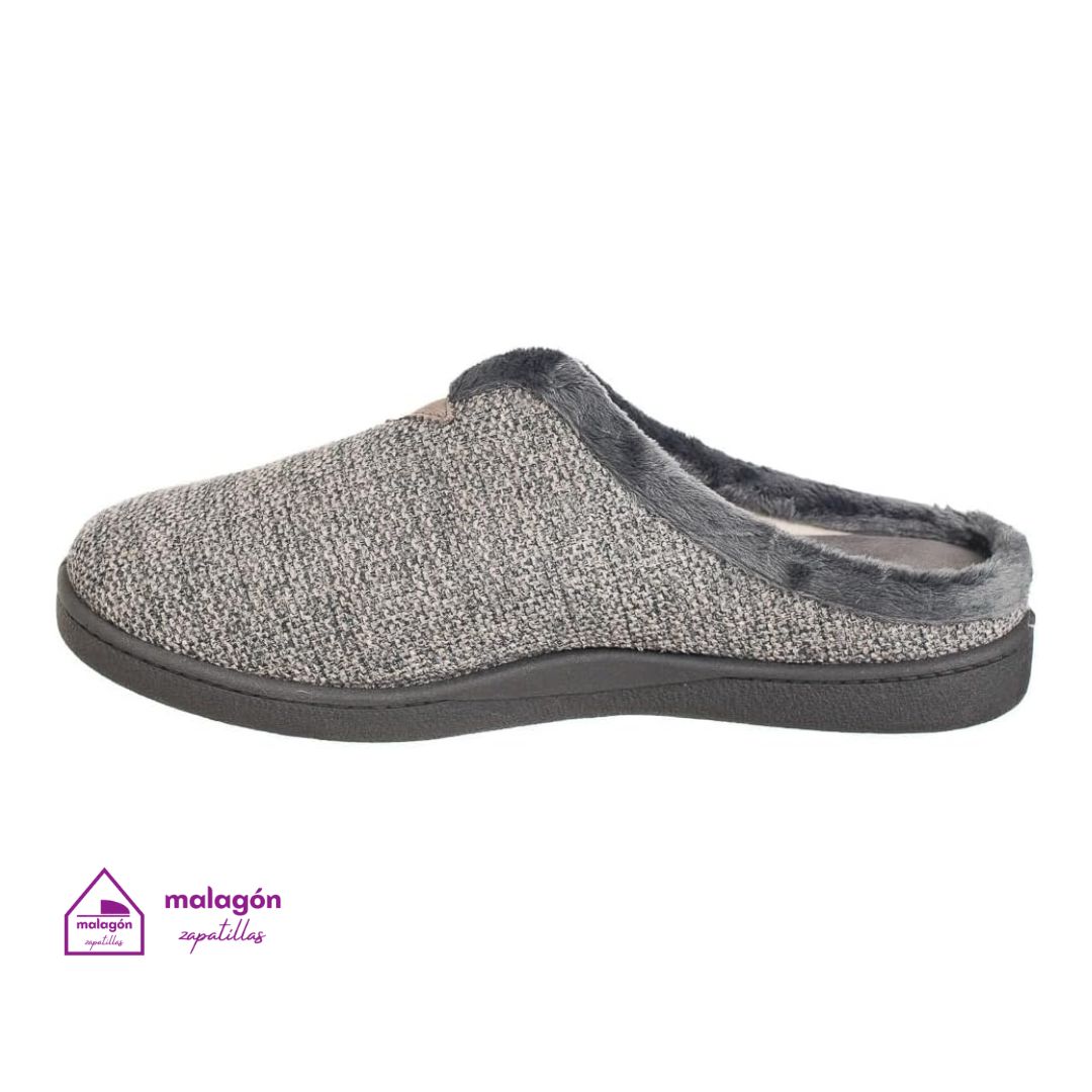 Zapatillas de casa caballero Plumaflex Roal 12017 Gris Zapatillas de casa caballero Plumaflex Roal 12017 Gris