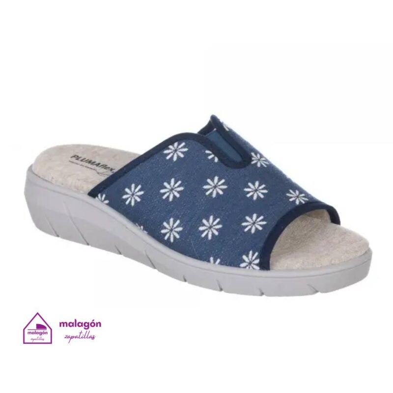 Zapatillas de casa mujer Plumaflex Roal 14506 Marino